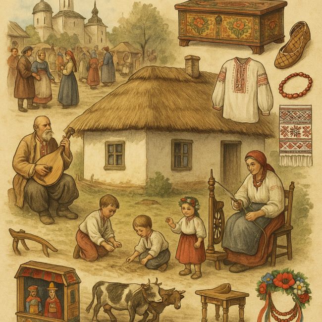 §59-60. Побут сільського населення. Особливості повсякдення українського села