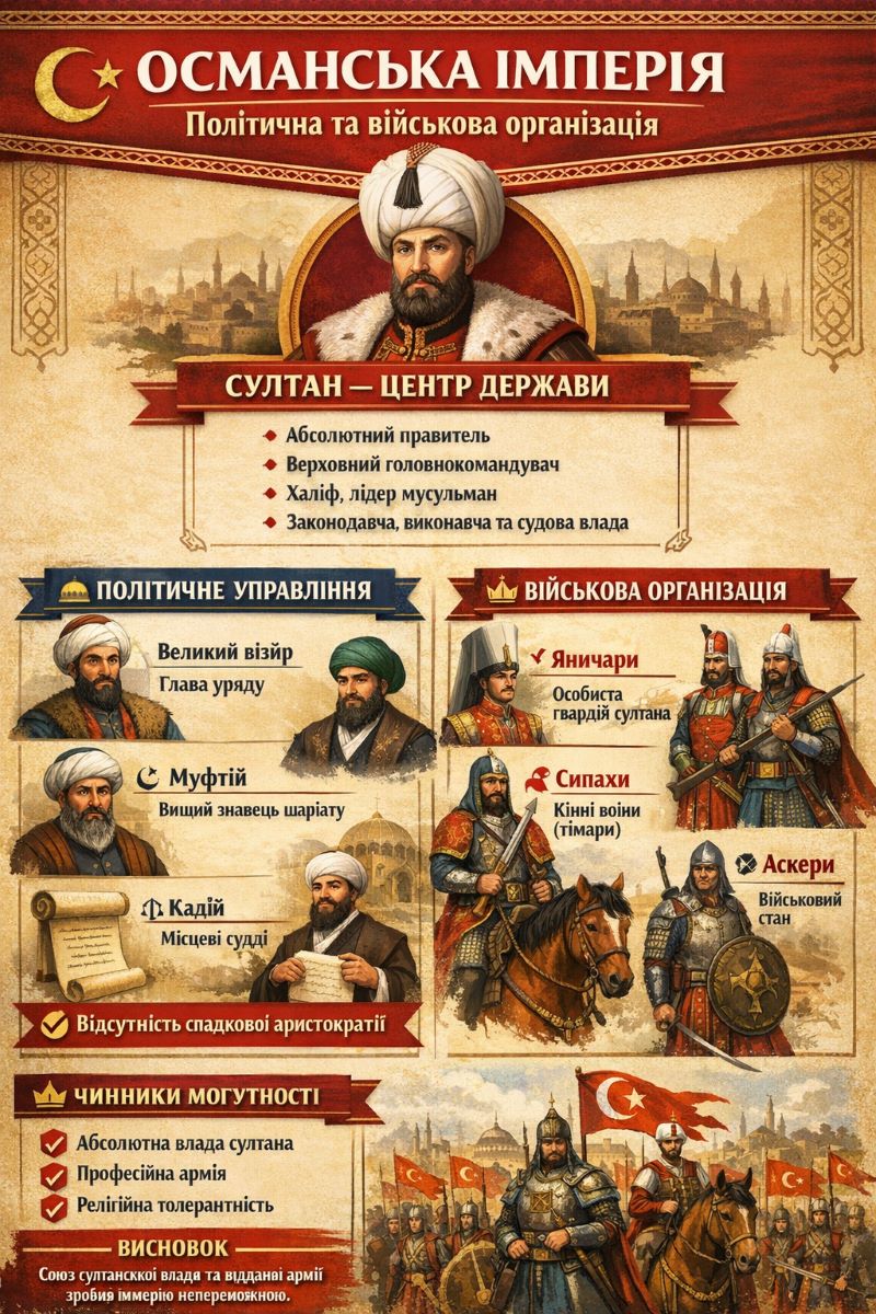 §8. Османська імперія та наслідки османських завоювань. Османи й Україна
