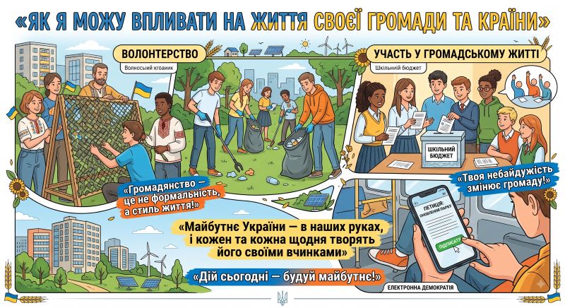 7. Що значить бути громадянами / громадянками демократичної держави україна